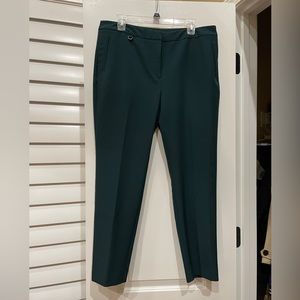 NWOT Dark green ankle length dress pants